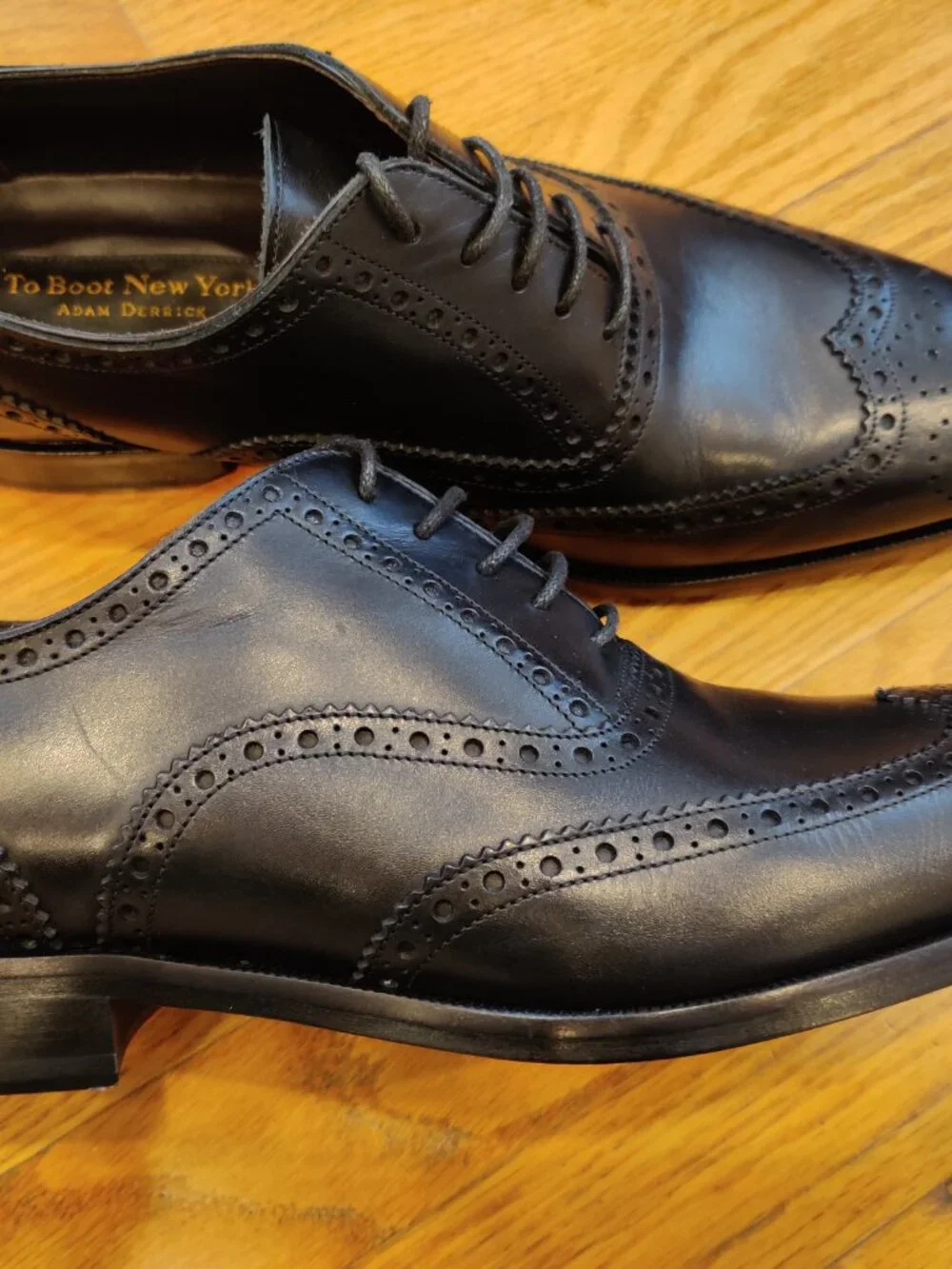 To Boot New York Avellino Brogue Leather Oxford US Size 9